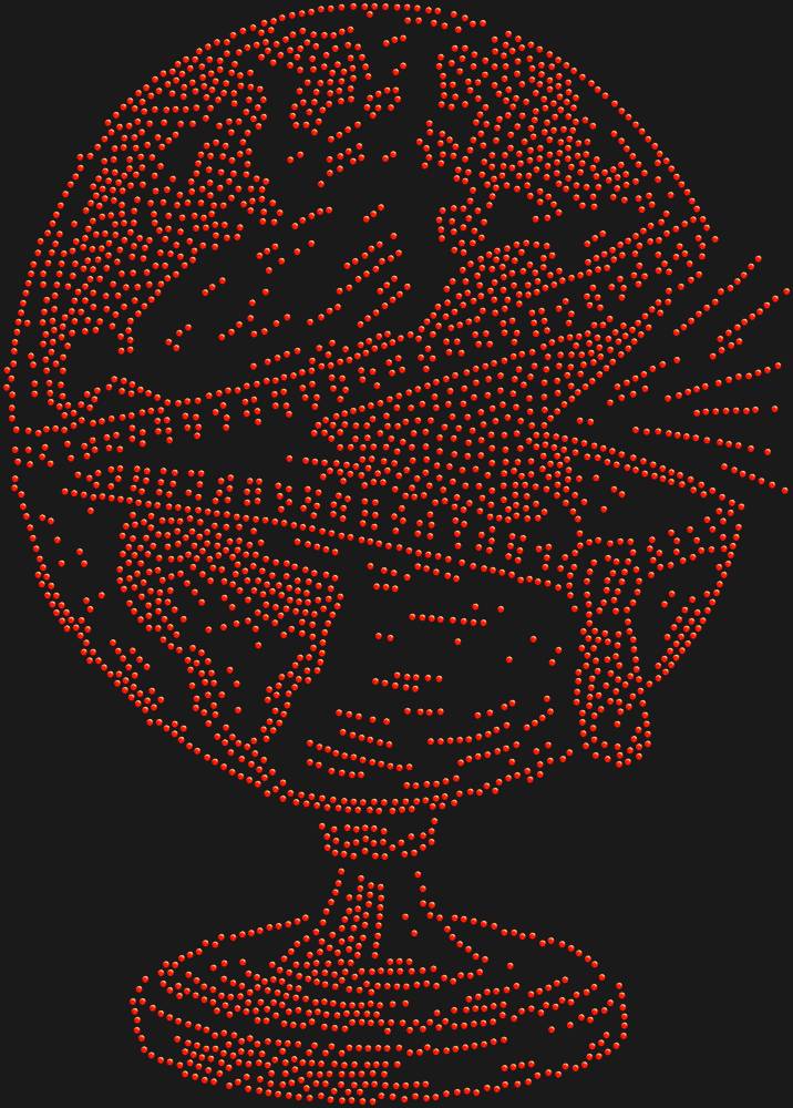 Трафарет Глобус на молнии — RHT_GLOBE1_SS10_LT_SIAM