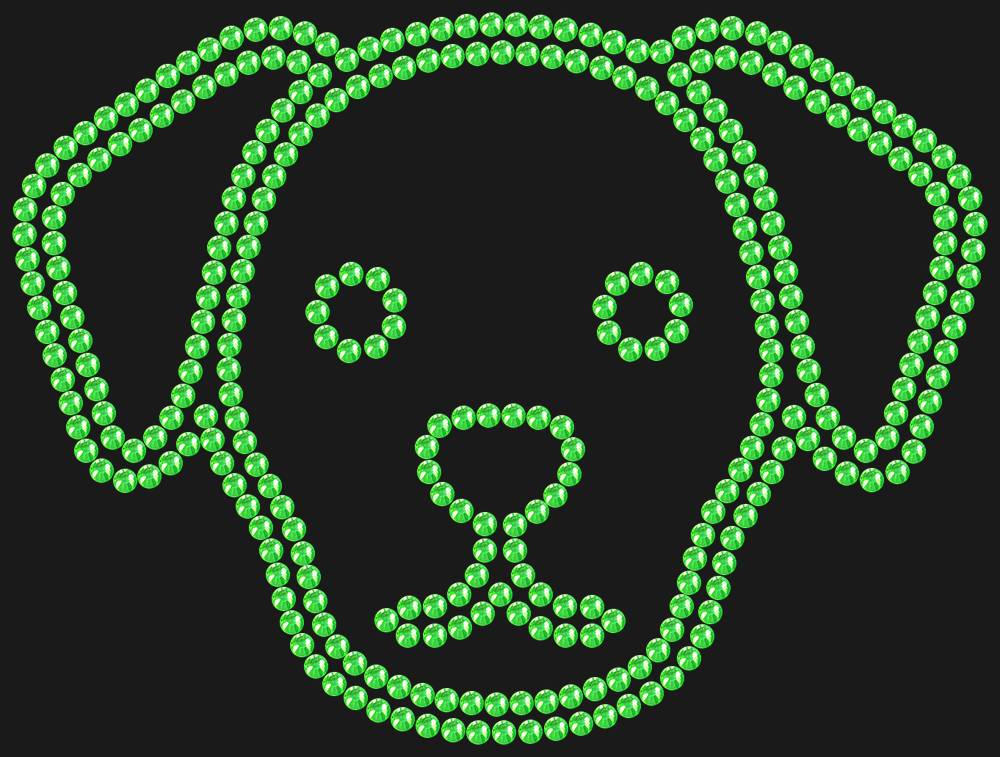 Трафарет Dog — RHT_DOG4_SS10_LT_PERIDOT