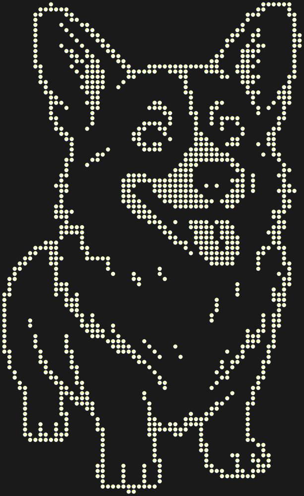 Трафарет Corgi — RHT_CORGI1_SS6_CRYSTAL_AB