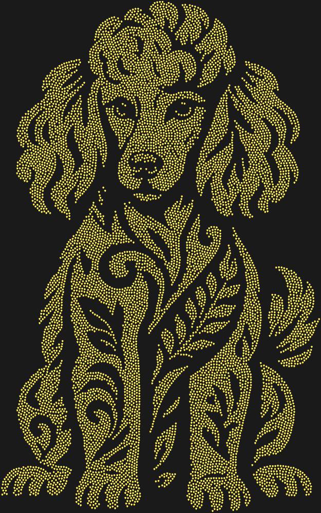 Трафарет Poodle — RHT_POODLE1_SS12_GOLD