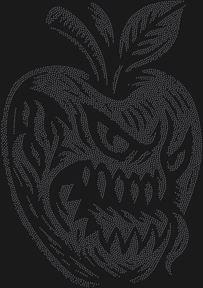 Трафарет Яблоко монстр — RHT_APPLEMONSTER1_SS10_JET_BLACK