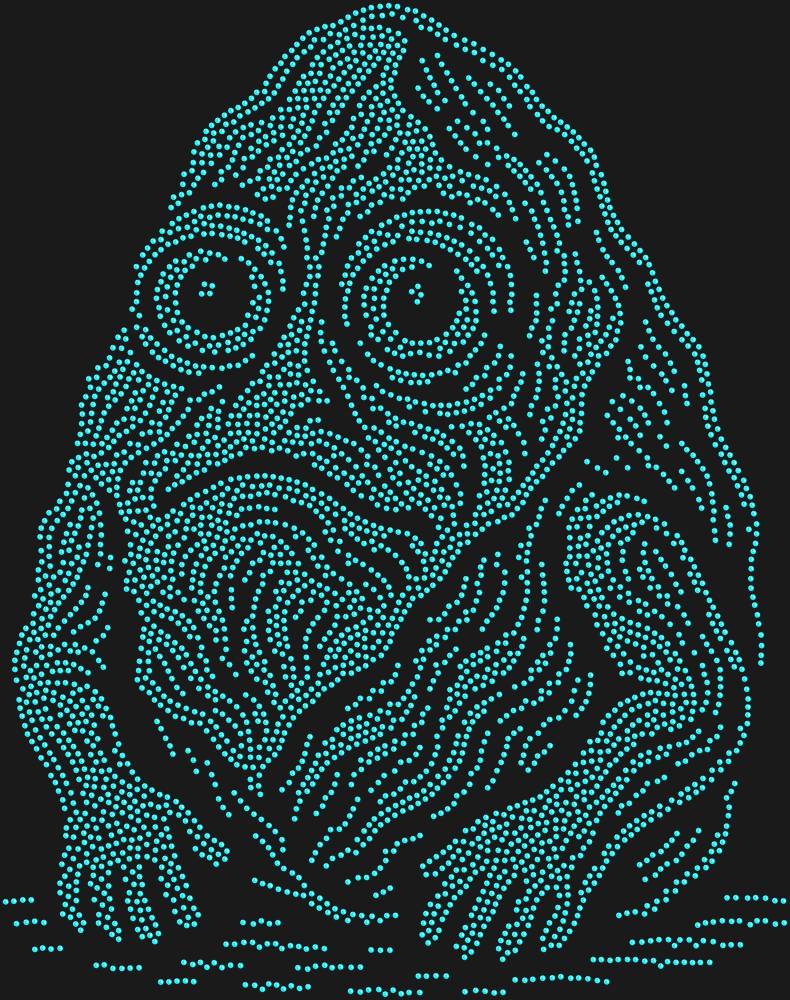Трафарет Камень — RHT_STONE1_SS16_AQUAMARINE
