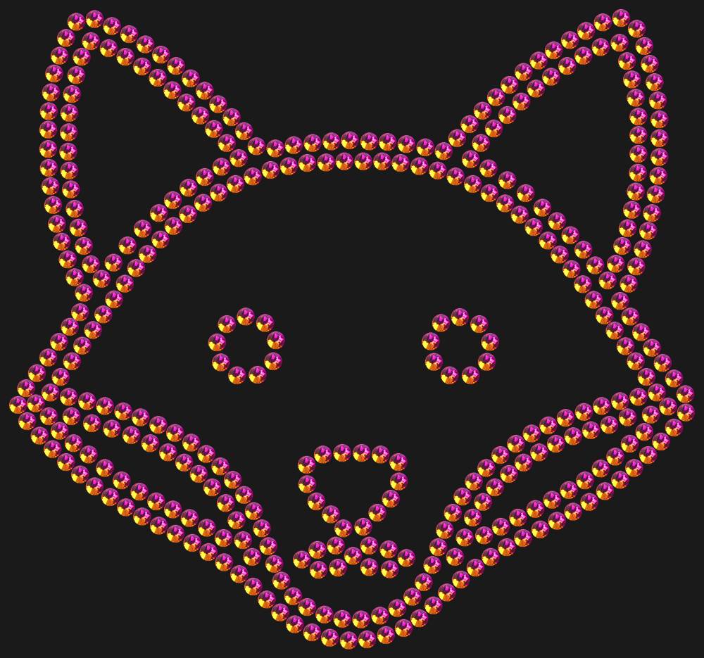 Трафарет Fox — RHT_FOX1_SS10_RAINBOW