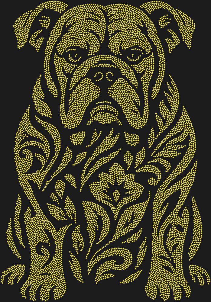Трафарет Bulldog — RHT_BULLDOG1_SS10_TOPAZ