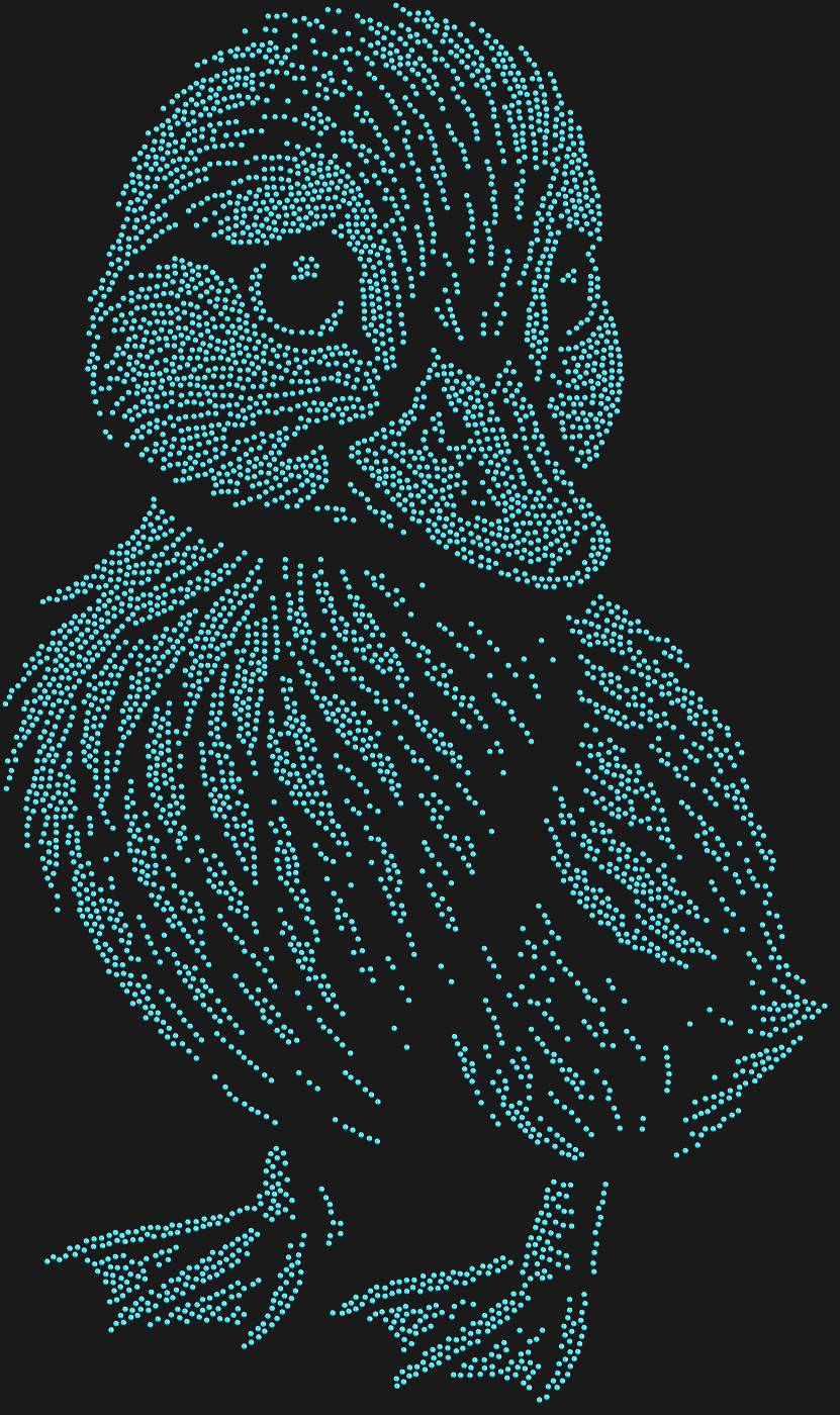 Трафарет Застенчивый утёнок — SHYDUCK1