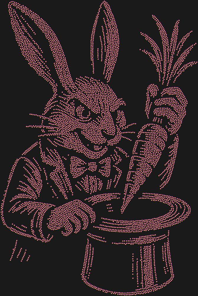 Трафарет Rabbit magician — RHT_RABBIT1_SS10_RAINBOW
