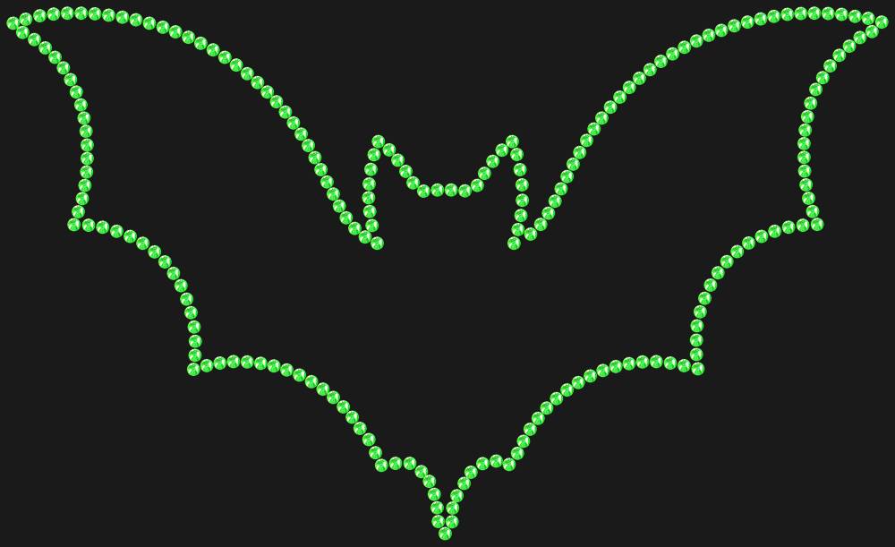 Трафарет Bat — RHT_BAT1_SS16_LT_PERIDOT
