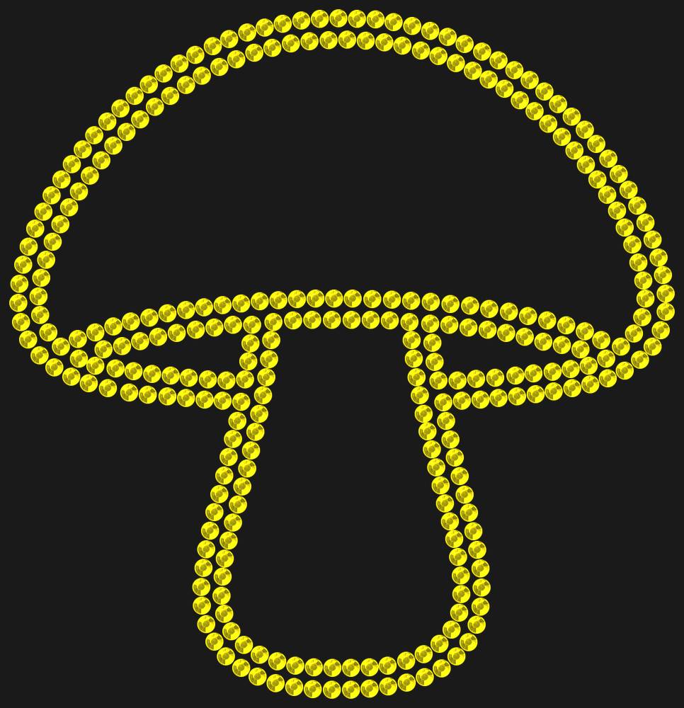 Трафарет Mushroom — RHT_MUSHROOM1_SS10_CITRINE