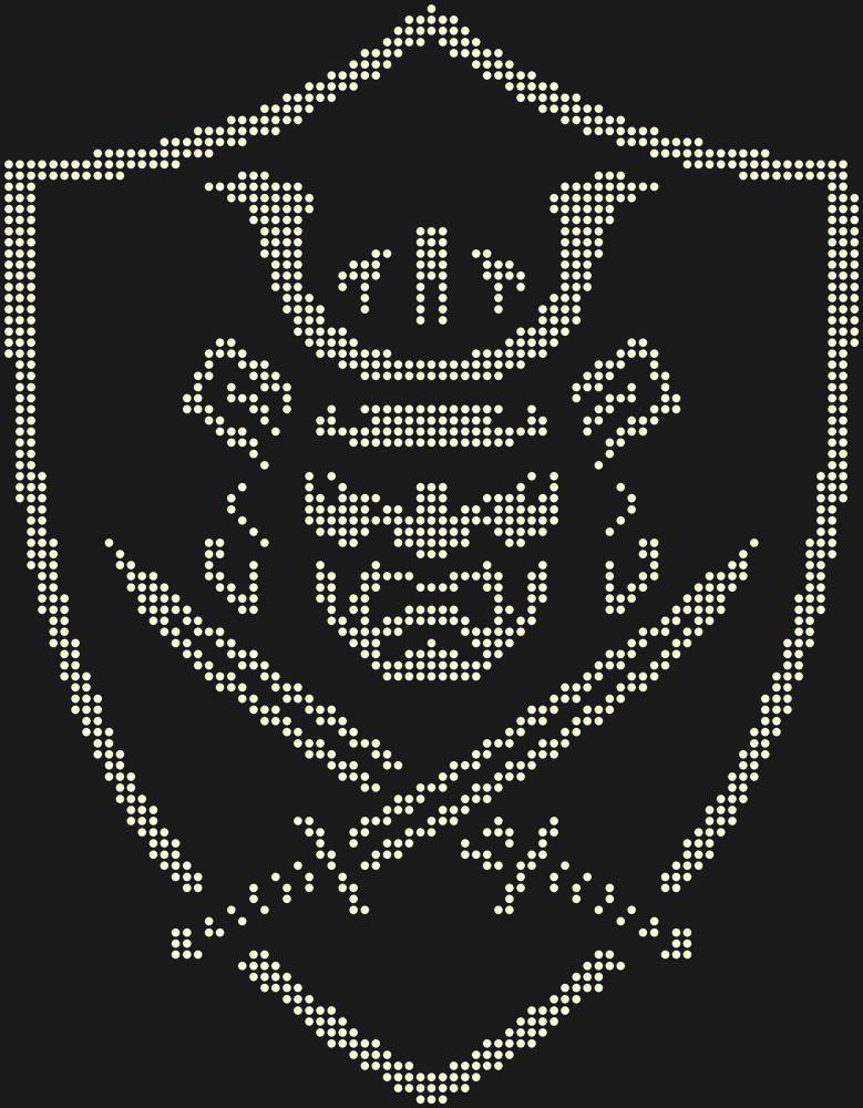 Трафарет Samurai shield — RHT_SAMURAI1_SS6_CRYSTAL_AB