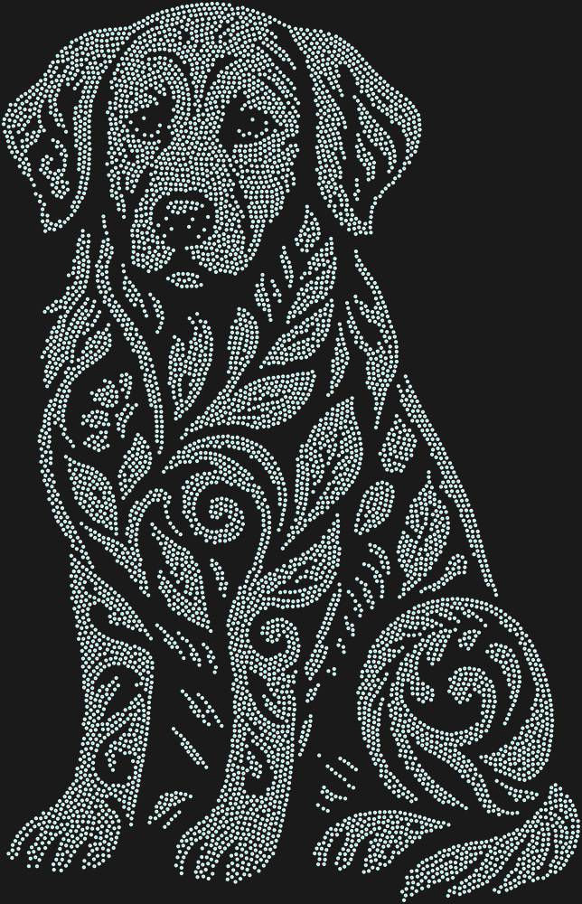 Трафарет Labrador Retriever — RHT_LABRADOR1_SS16_CRYSTAL_AB_DMC