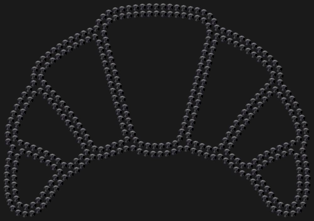 Трафарет Сroissant — RHT_CROISSANT1_SS16_JET_BLACK