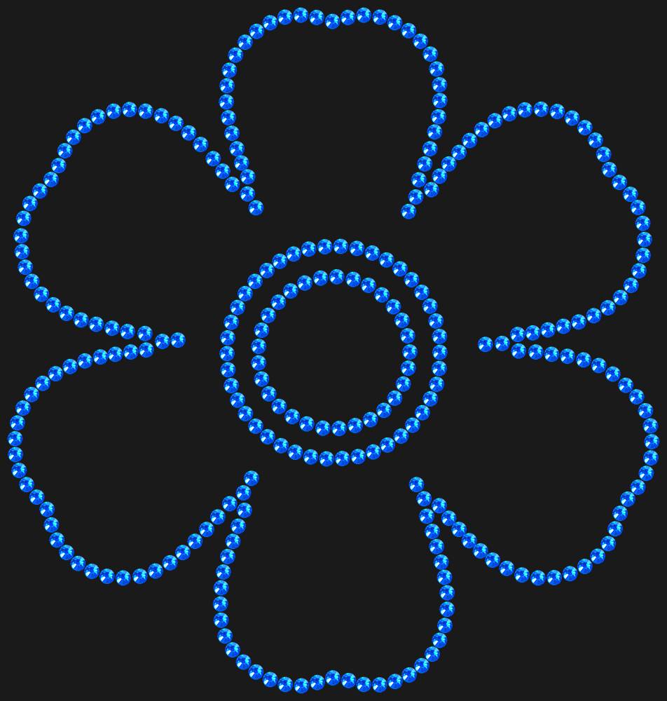 Трафарет Forget-me-not — RHT_FLOWER3_SS16_SAPPHIRE