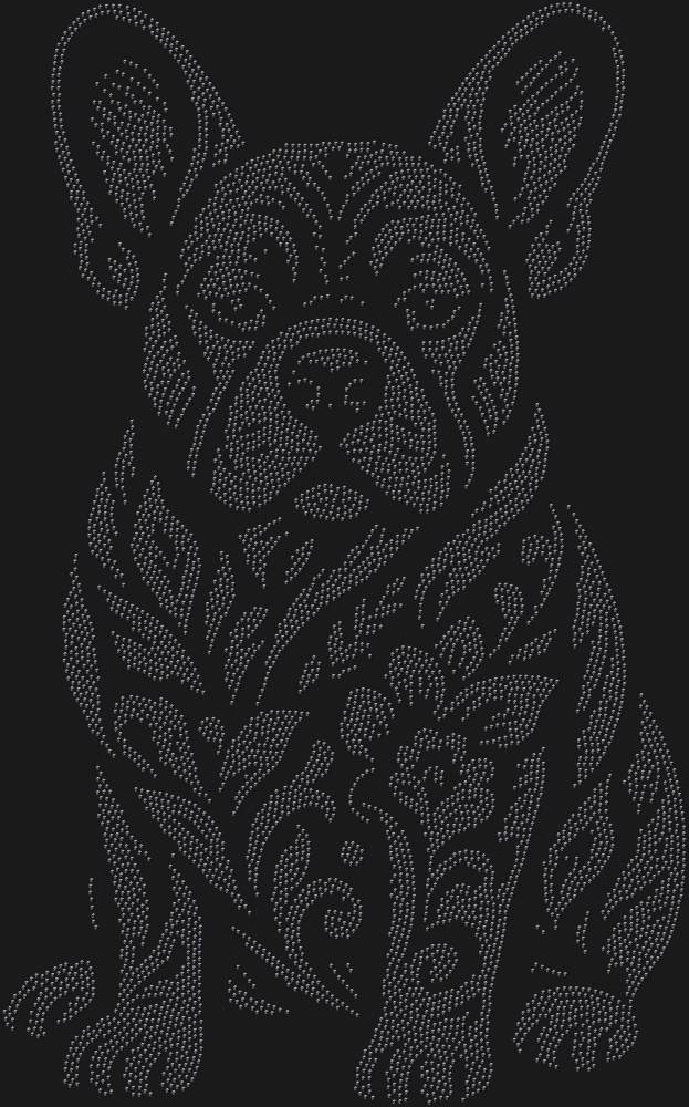Трафарет Французский бульдог — RHT_FRENCHBULLDOG1_SS3_JET_BLACK