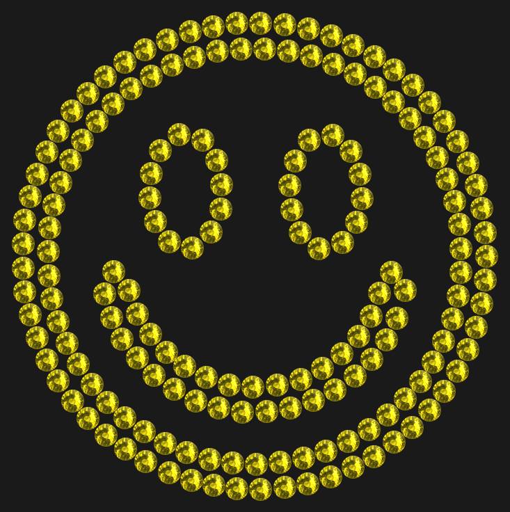 Трафарет Smiley — RHT_SMILE1_SS10_OLIVE