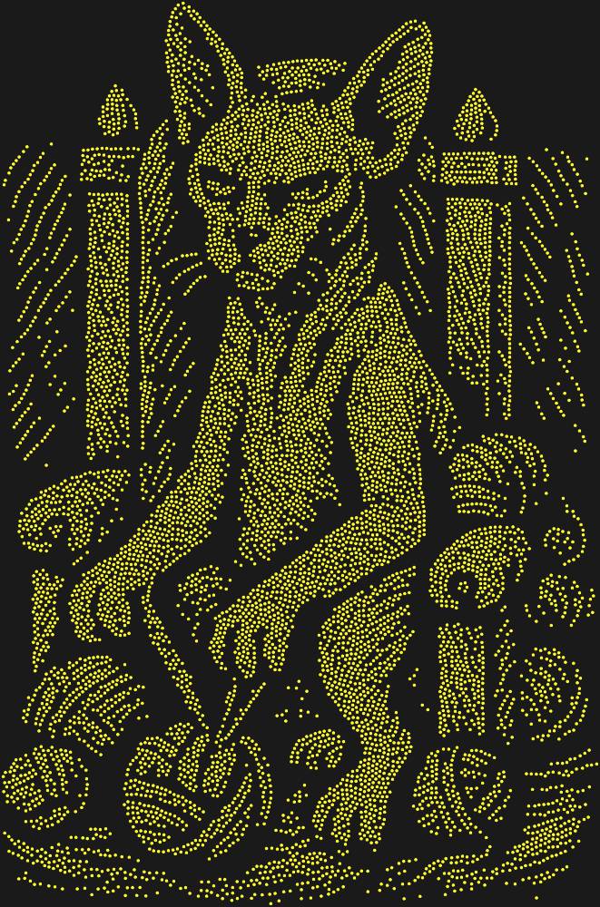 Трафарет Emperor Cat — RHT_CATEMPEROR1_SS12_OLIVE