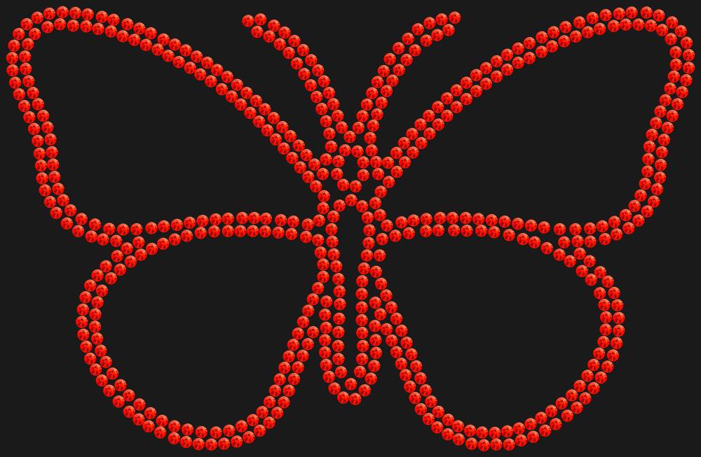 Трафарет Butterfly — RHT_BUTTERFLY1_SS10_LT_SIAM