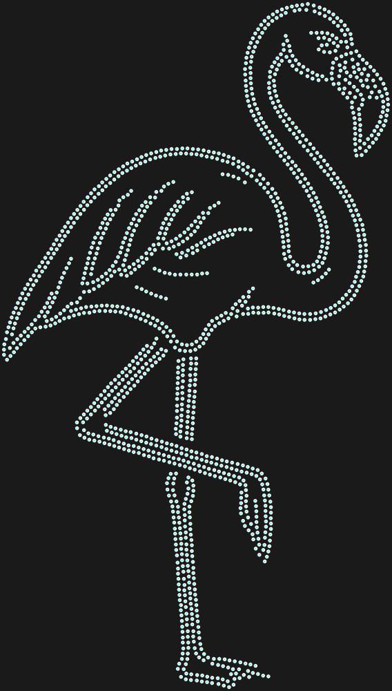 Трафарет Flamingo — RHT_FLAMINGO1_SS6_CRYSTAL_AB_DMC
