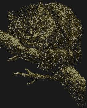 Сибирская кошка на заснеженной ветке, сотканная из 13778 сияющих страз, перенесёт вас в зимнюю сказку, где грация и морозное очарование сплелись в единое целое.