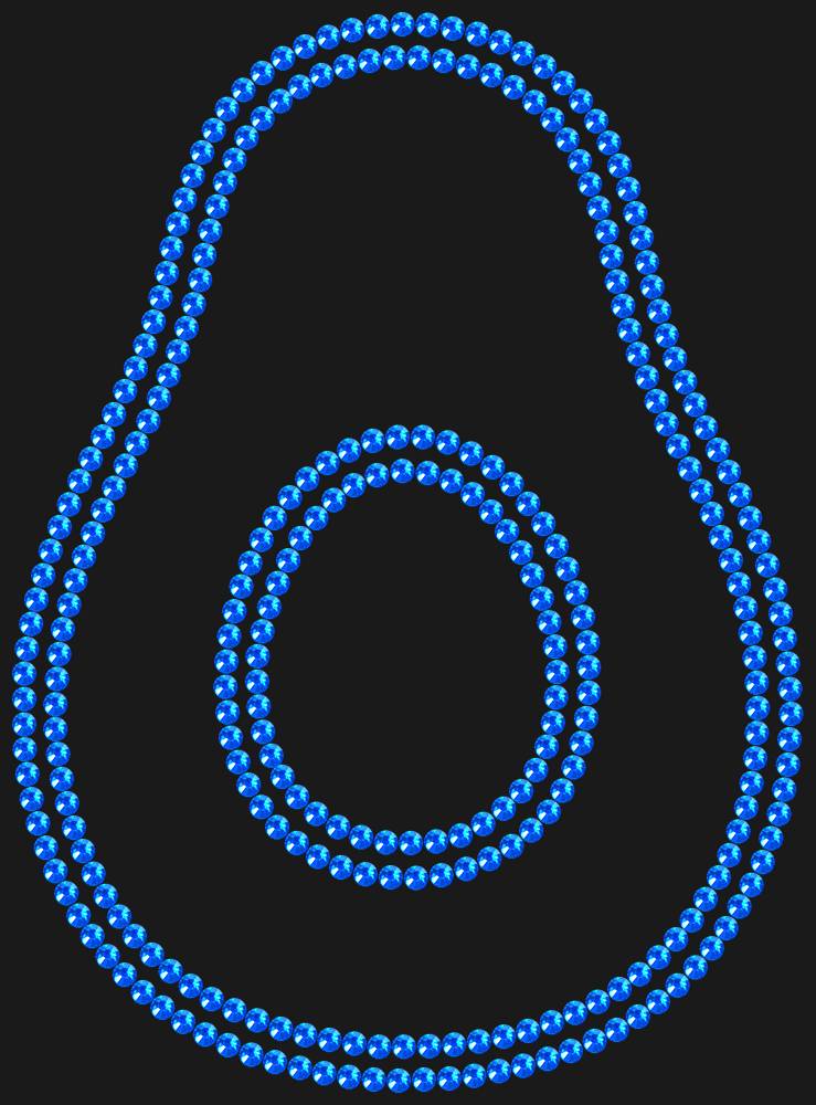 Трафарет Avocado — RHT_AVOCADO1_SS16_SAPPHIRE