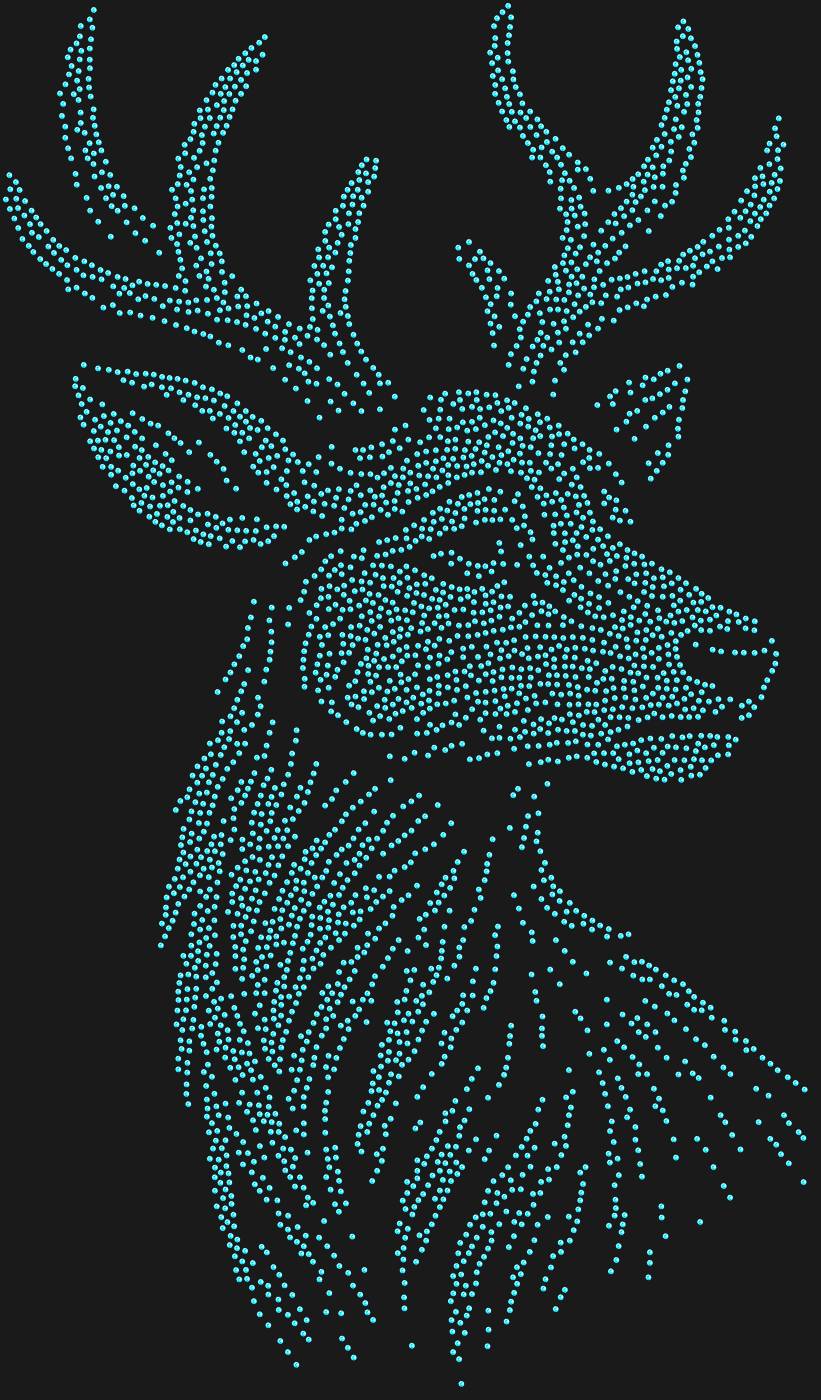 Трафарет Мечтательный олень — DREAMDEER1