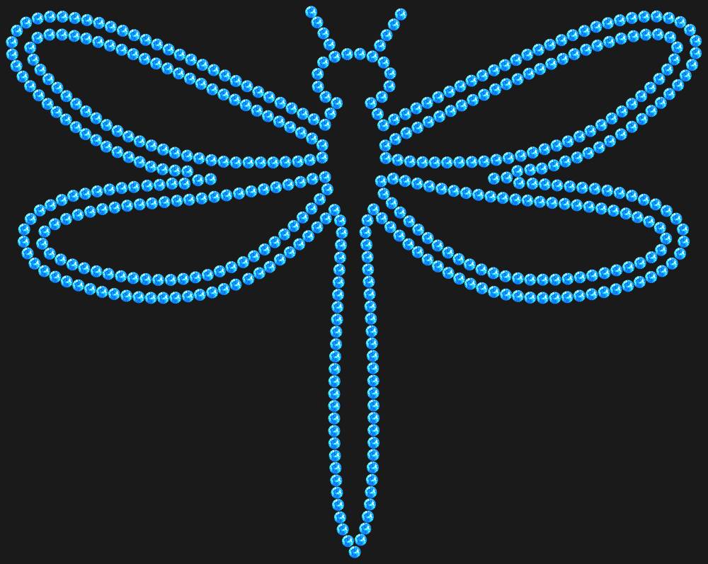 Трафарет Dragonfly — RHT_DRAGONFLY1_SS16_LT_SAPPHIRE