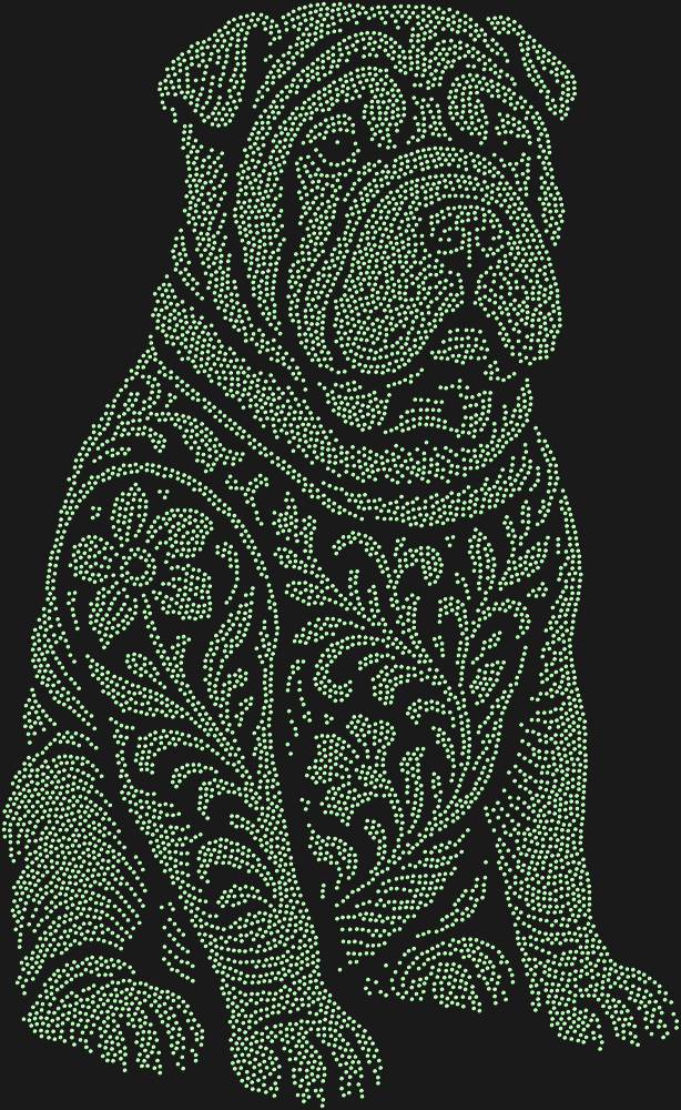 Трафарет Шарпей — RHT_DOG5_SS16_LT_PERIDOT