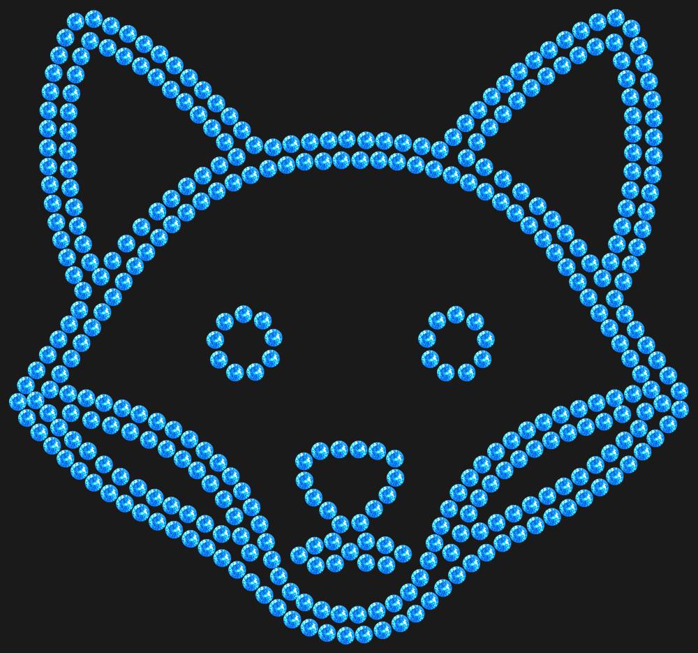 Трафарет Fox — RHT_FOX1_SS10_LT_SAPPHIRE