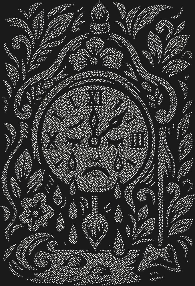 Трафарет The clock that could cry — RHT_CRYINGCLOCK1_SS6_CRYSTAL_AB