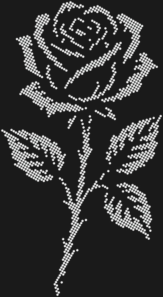 Трафарет Gothic Rose — RHT_ROSE2_SS20_CRYSTAL_CLEAR