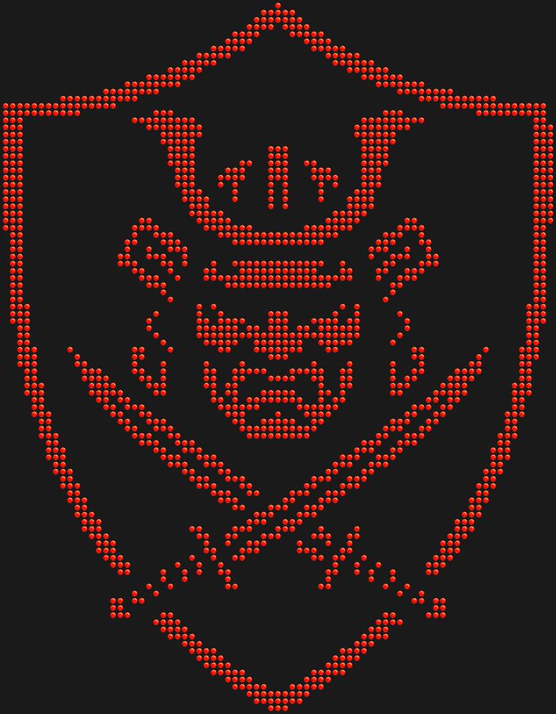 Трафарет Samurai shield — RHT_SAMURAI1_SS10_LT_SIAM