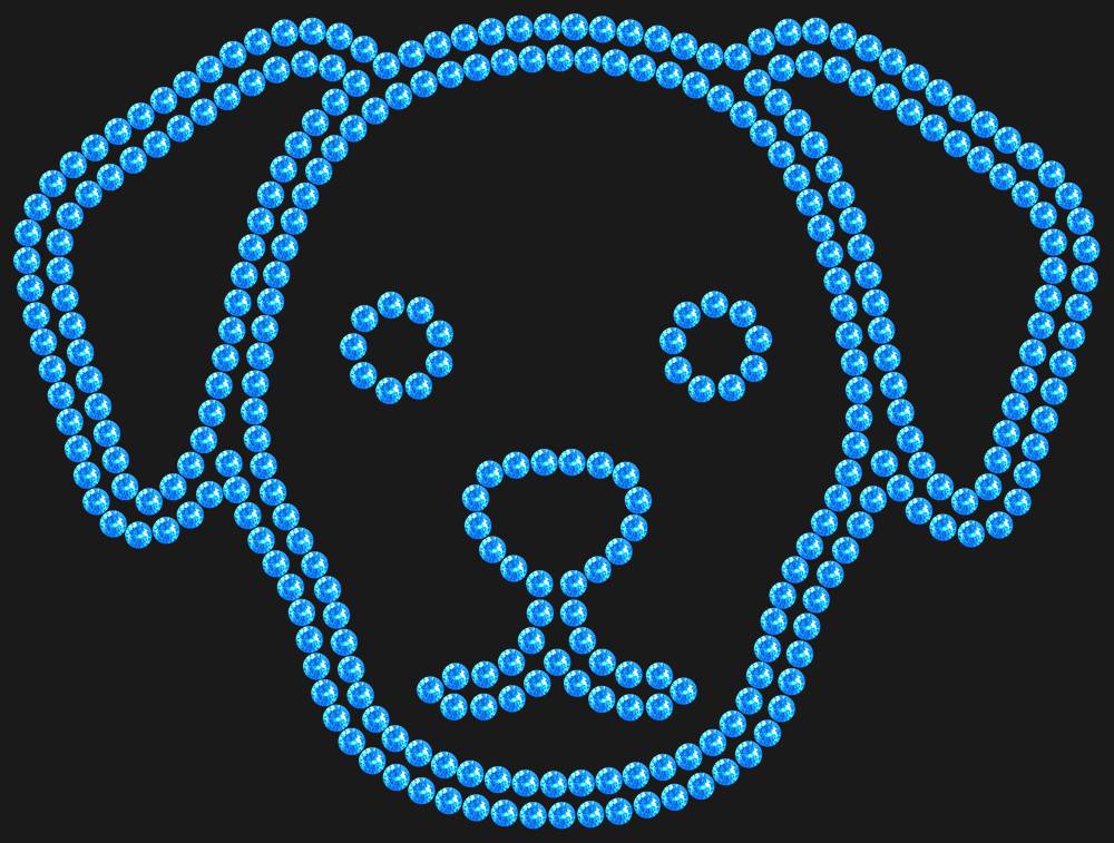 Трафарет Dog — RHT_DOG4_SS16_LT_SAPPHIRE