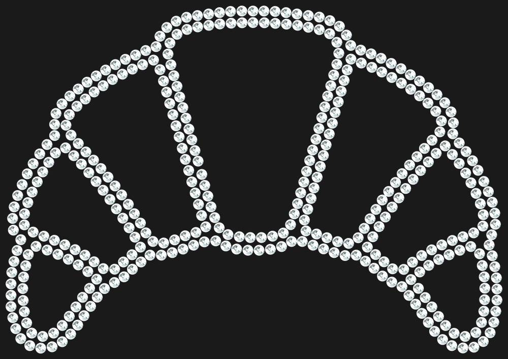 Трафарет Сroissant — RHT_CROISSANT1_SS20_CRYSTAL_CLEAR