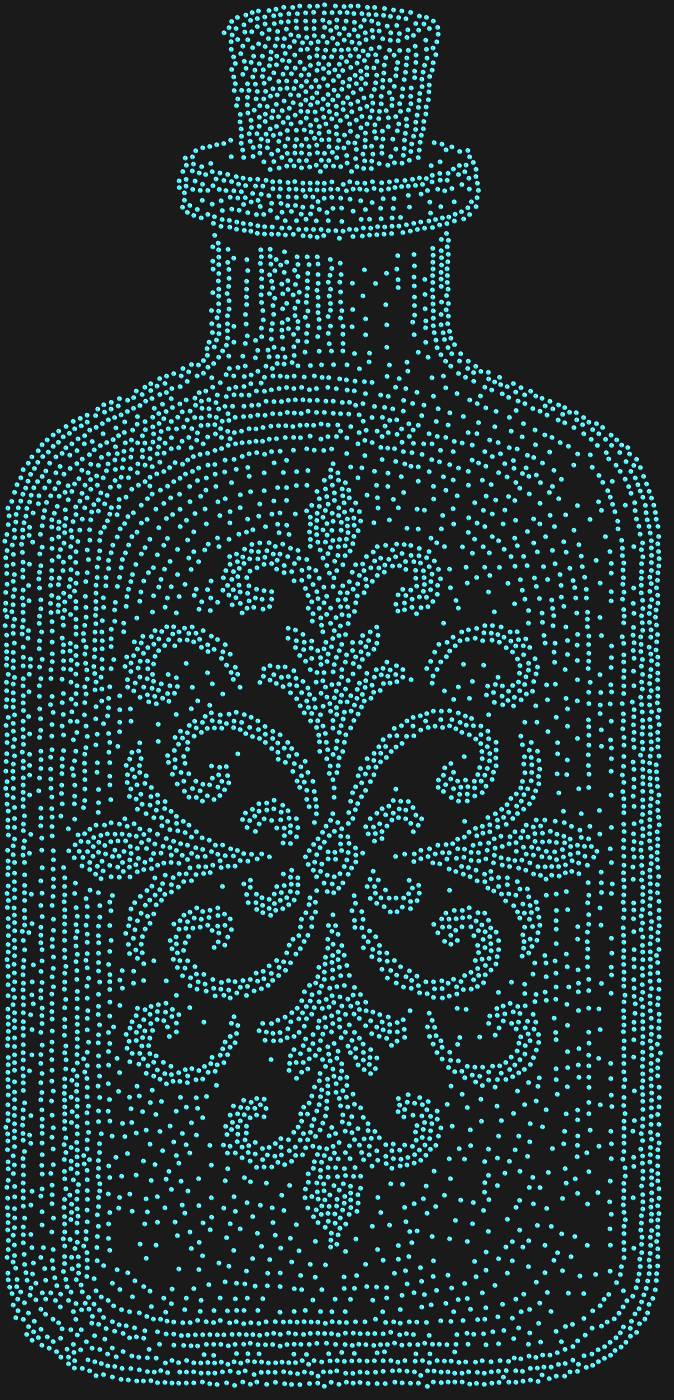 Трафарет Бутылочка — BOTTLE1