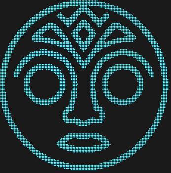 Африканская маска Чимало, сияющая %d стразами, несёт в себе дух веков, пробуждая мистические сказания древнего Конго в каждом взгляде.