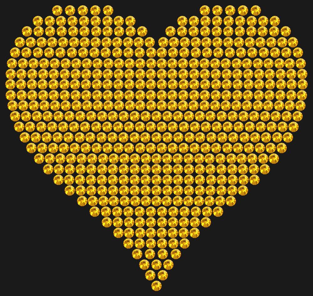 Трафарет A big heart — RHT_HEART4_SS10_TOPAZ