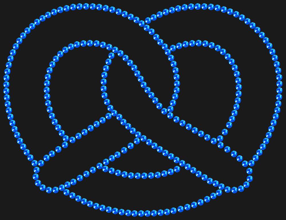 Трафарет Pretzel — RHT_PRETZEL1_SS16_SAPPHIRE