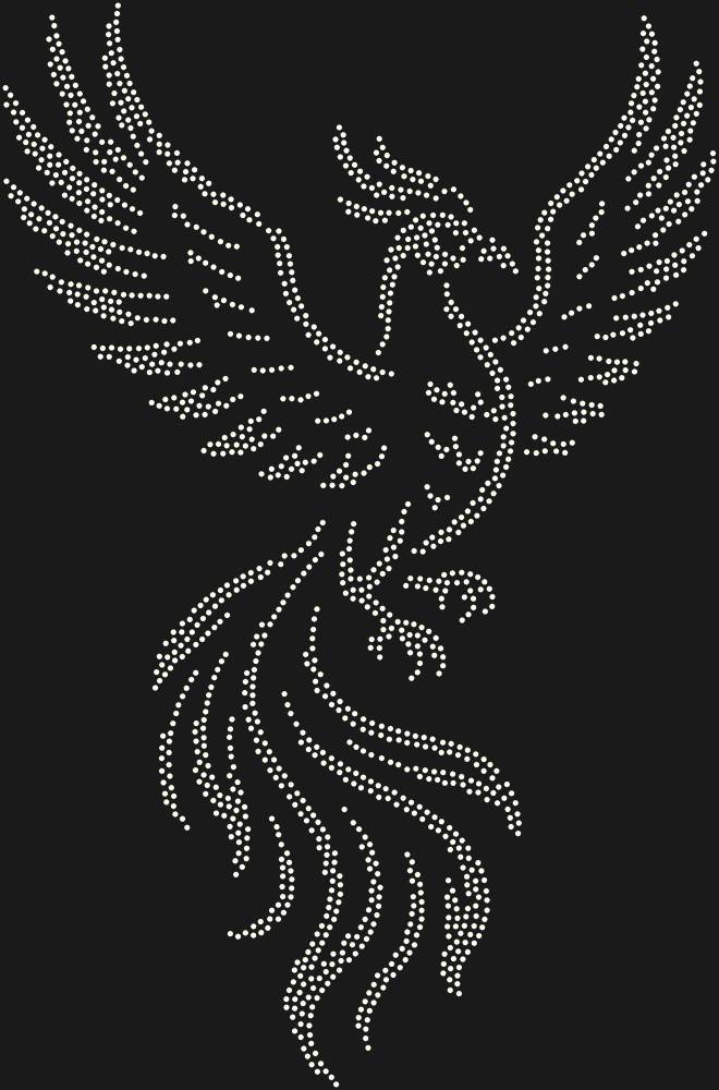 Трафарет Phoenix bird — RHT_FENIX1_SS16_CRYSTAL_AB