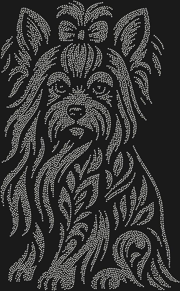 Трафарет Йоркширский терьер — RHT_YORKSHIRETERRIER1_SS8_CRYSTAL_AB