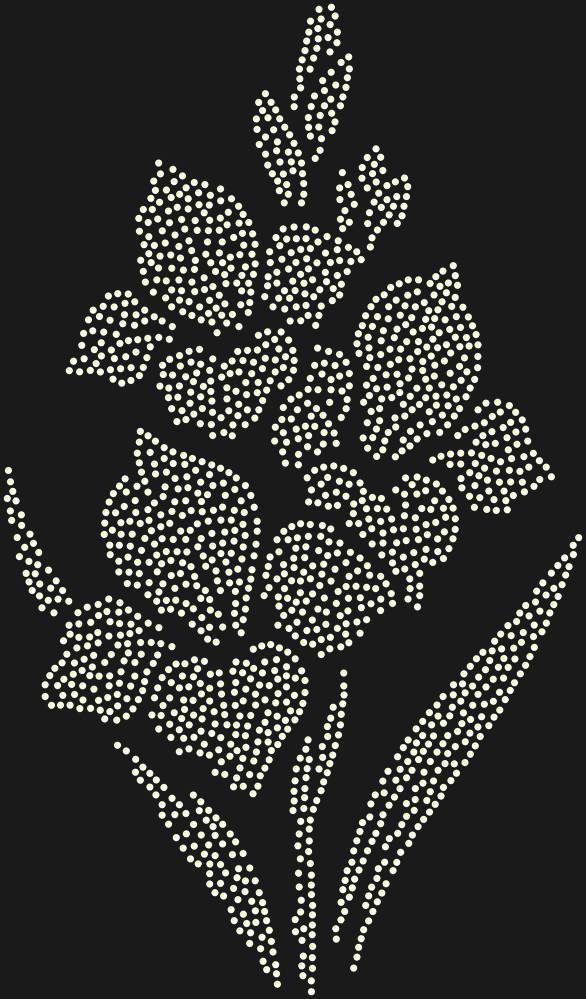Трафарет Gladioli — RHT_GLADIOLUS1_SS20_CRYSTAL_AB