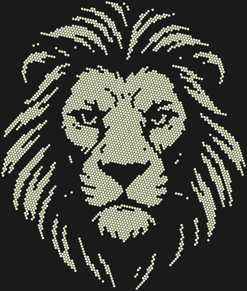 Трафарет Leo — RHT_LION1_SS16_CRYSTAL_AB