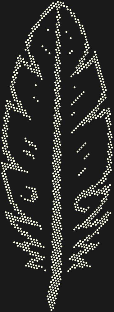 Трафарет Pen — RHT_FEATHER1_SS16_CRYSTAL_AB