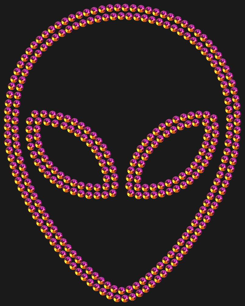 Трафарет Alien — RHT_UFO1_SS10_RAINBOW