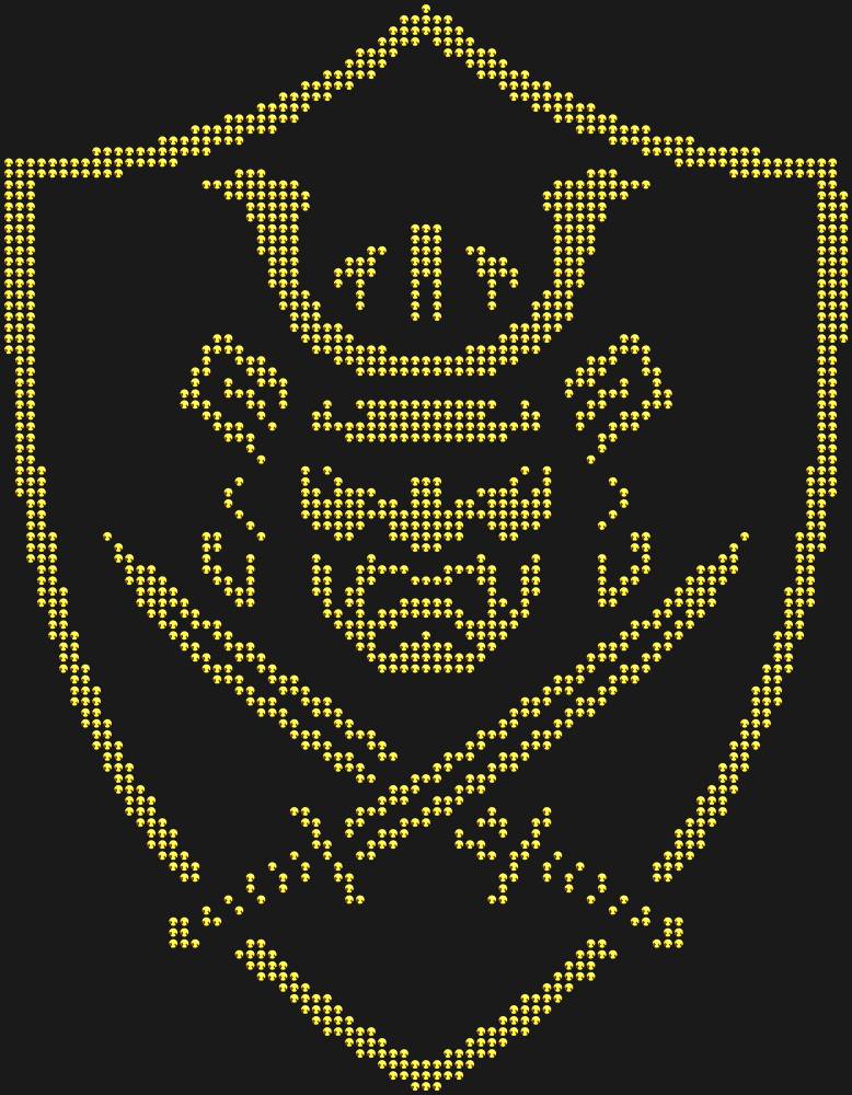 Трафарет Samurai shield — RHT_SAMURAI1_SS10_GOLD