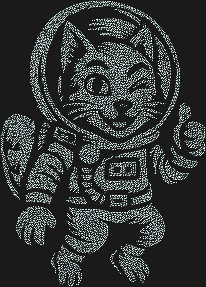Трафарет A cat in space — RHT_CATSPACE1_SS16_CRYSTAL_AB_DMC