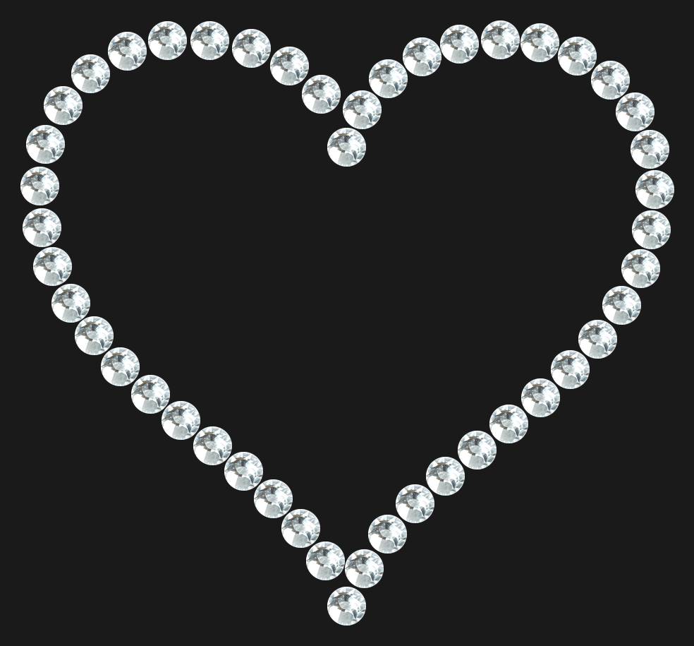 Трафарет Contoured heart — RHT_HEART6_SS20_CRYSTAL_CLEAR
