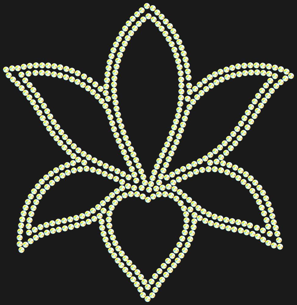 Трафарет Lily — RHT_LILY1_SS10_CRYSTAL_AB