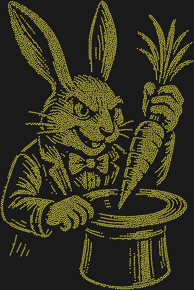 Трафарет Rabbit magician — RHT_RABBIT1_SS10_TOPAZ