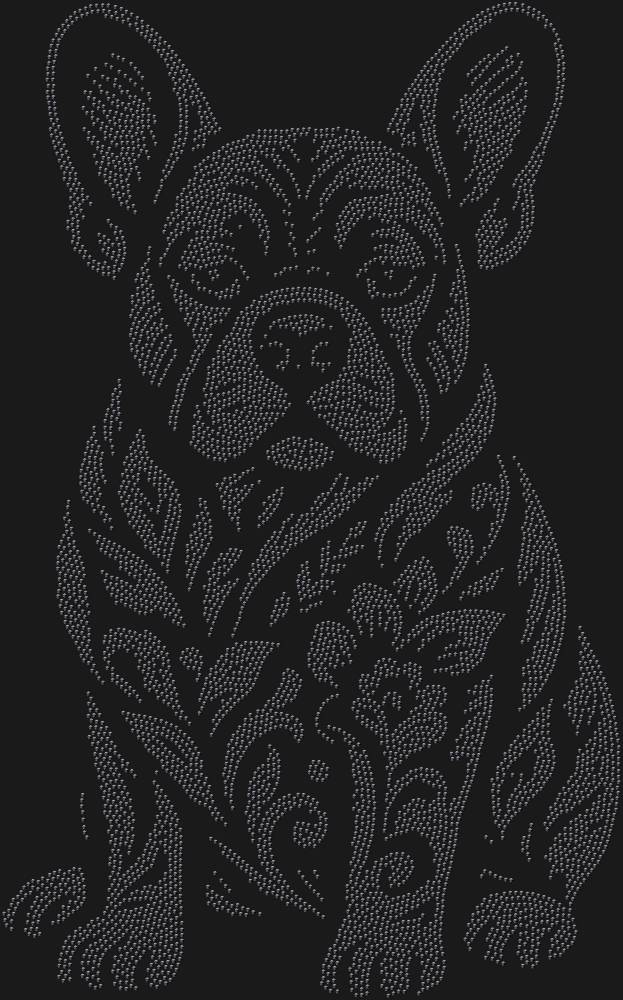 Трафарет Французский бульдог — RHT_FRENCHBULLDOG1_SS16_JET_BLACK