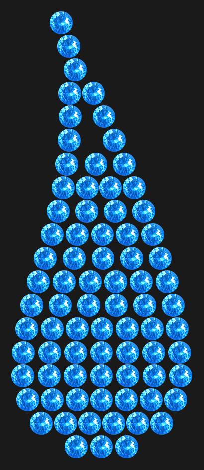 Трафарет Drop with a swirl — RHT_TEAR1_SS16_LT_SAPPHIRE