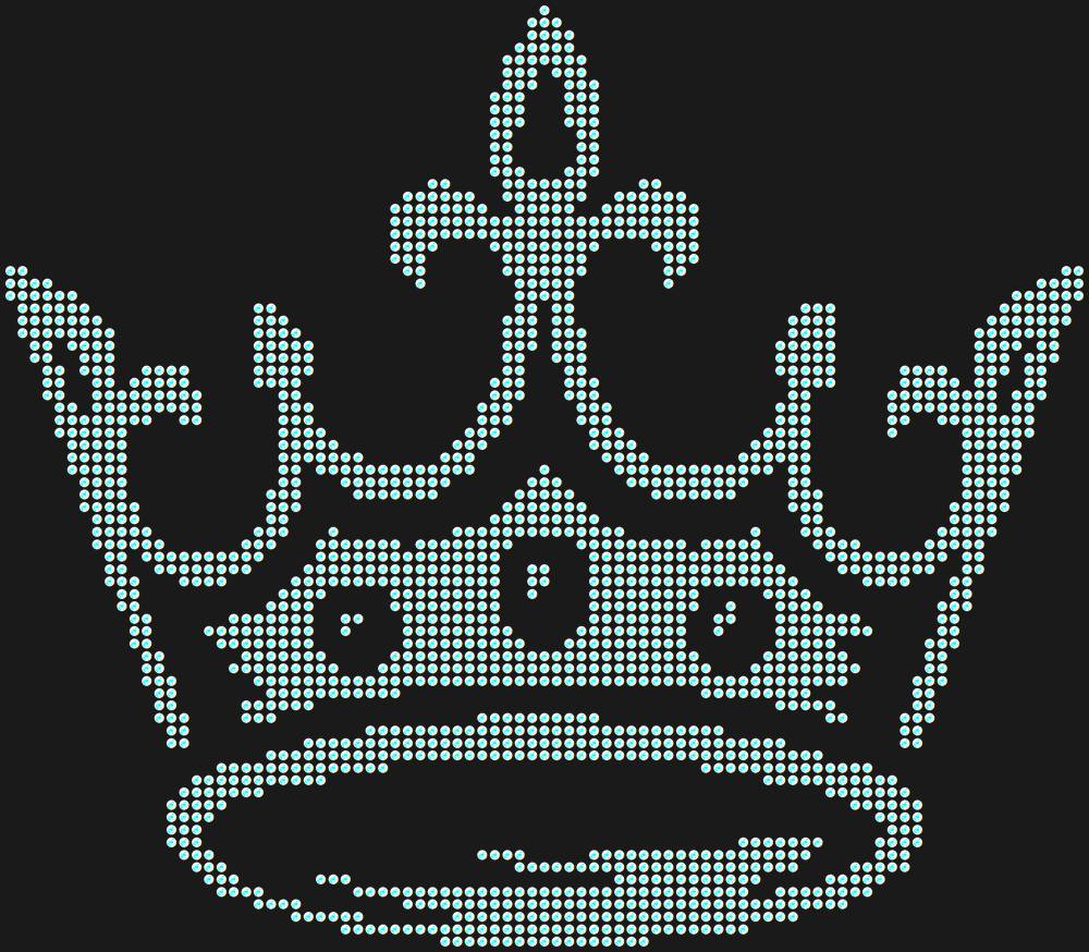 Трафарет Crown — RHT_CROWN2_SS6_CRYSTAL_AB_DMC